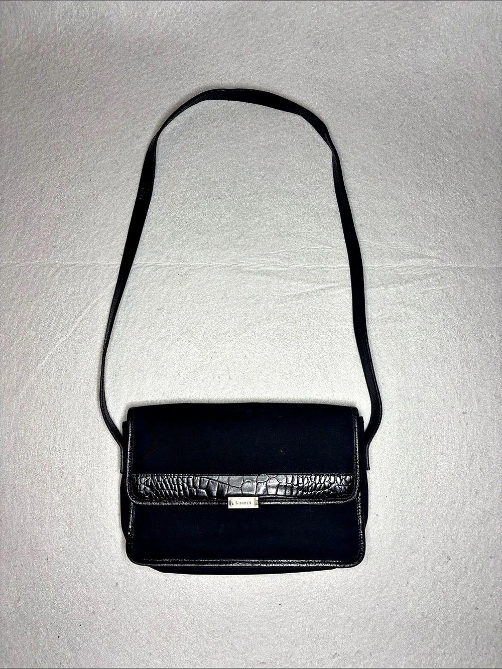 Vintage Lauren Ralph Lauren Black Crossbody Bag